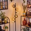 Ripoll Lampa stojąca W kolorze bursztynu, Przezroczysty, Przydymiony, 6-punktowe