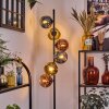 Ripoll lampa stojąca niebeieski, złoty, miedziany, 6-punktowe