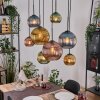 Koyoto Lampa wisząca, Kula świetlna, Lampa wisząca Ecru, Czarny, 8-punktowe