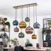 Koyoto lampa wisząca, kula świetlna, lampa wisząca kolory naturalne, czarny, 8-punktowe