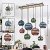Koyoto lampa wisząca, kula świetlna, lampa wisząca kolory naturalne, czarny, 8-punktowe