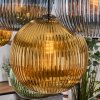 Koyoto Lampa wisząca, Kula świetlna, Lampa wisząca Ecru, Czarny, 8-punktowe