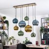 Koyoto Lampa wisząca, Kula świetlna, Lampa wisząca Ecru, Czarny, 8-punktowe