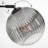 Koyoto lampa stojąca, lampa podłogowa łukowa czarny, 1-punktowy