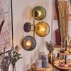 Koyoto Kula świetlna, Lampa ścienna Złoty, Czarny, 3-punktowe
