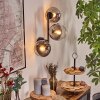 Koyoto Kula świetlna, Lampa ścienna Przezroczysty, Przydymiony, 3-punktowe