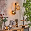 Koyoto Kula świetlna, Lampa ścienna W kolorze bursztynu, 3-punktowe