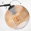 Koyoto lampa stojąca, lampa podłogowa łukowa czarny, 1-punktowy