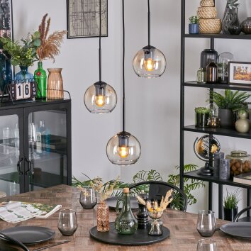 Koyoto Lampa wisząca, Kula świetlna, Lampa wiszącego klastra 30 cm W kolorze bursztynu, Przezroczysty, 3-punktowe Koyoto Lampa wisząca, Kula świetlna, Lampa wiszącego klastra 30 cm W kolorze bursztynu, Przezroczysty, 3-punktowe