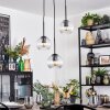 Koyoto lampa wisząca, kula świetlna, lampa wisząca kaskadowa 30 cm przezroczysty, 3-punktowe