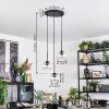 Koyoto lampa wisząca, kula świetlna, lampa wisząca kaskadowa 30 cm przezroczysty, 3-punktowe
