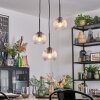 Koyoto lampa wisząca, kula świetlna, lampa wisząca kaskadowa 30 cm przezroczysty, 3-punktowe