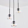 Koyoto lampa wisząca, kula świetlna, lampa wisząca kaskadowa 30 cm przezroczysty, 3-punktowe