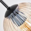 Koyoto Lampa wisząca, Kula świetlna, Lampa wiszącego klastra 30 cm W kolorze bursztynu, Przezroczysty, 3-punktowe