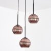Koyoto Lampa wisząca, Kula świetlna, Lampa wiszącego klastra W kolorze miedzi, 3-punktowe