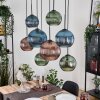 Koyoto Lampa wisząca, Kula świetlna, Lampa wisząca Ecru, Czarny, 8-punktowe