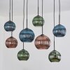 Koyoto Lampa wisząca, Kula świetlna, Lampa wisząca Ecru, Czarny, 8-punktowe