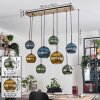 Koyoto Lampa wisząca, Kula świetlna, Lampa wisząca Ecru, Czarny, 8-punktowe