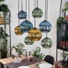 Koyoto Lampa wisząca, Kula świetlna, Lampa wisząca Ecru, Czarny, 8-punktowe