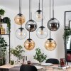 Gastor Lampa wisząca, Kula świetlna, Lampa wisząca W kolorze bursztynu, Przezroczysty, Przydymiony, 8-punktowe