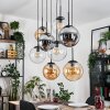 Gastor Lampa wisząca, Kula świetlna, Lampa wisząca W kolorze bursztynu, Przezroczysty, Przydymiony, 8-punktowe