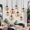 Gastor lampa wisząca, kula świetlna, lampa wisząca bursztynowy, 8-punktowe
