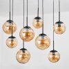 Gastor lampa wisząca, kula świetlna, lampa wisząca bursztynowy, 8-punktowe