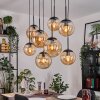 Gastor Lampa wisząca, Kula świetlna, Lampa wisząca W kolorze bursztynu, 8-punktowe