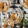 Gastor Lampa wisząca, Kula świetlna, Lampa wisząca W kolorze bursztynu, 8-punktowe