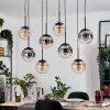 Gastor lampa wisząca, kula świetlna, lampa wisząca bursztynowy, przezroczysty, przydymiony, 8-punktowe