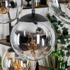 Gastor lampa wisząca, kula świetlna, lampa wisząca bursztynowy, przezroczysty, przydymiony, 8-punktowe