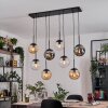 Gastor lampa wisząca, kula świetlna, lampa wisząca bursztynowy, przezroczysty, przydymiony, 8-punktowe