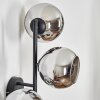 Koyoto Kula świetlna, Lampa ścienna Chrom, Przydymiony, 3-punktowe