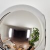 Koyoto Kula świetlna, Lampa ścienna W kolorze bursztynu, Chrom, Przydymiony, 3-punktowe