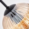 Koyoto lampa wisząca, kula świetlna, lampa wisząca kaskadowa 30 cm bursztynowy, 3-punktowe