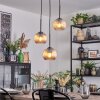 Koyoto Lampa wisząca, Kula świetlna, Lampa wiszącego klastra 30 cm W kolorze bursztynu, 3-punktowe