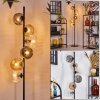 Ripoll Lampa stojąca W kolorze bursztynu, Przezroczysty, Przydymiony, 6-punktowe