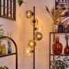 Ripoll Lampa stojąca W kolorze bursztynu, Przezroczysty, Przydymiony, 6-punktowe