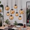 Gastor Lampa wisząca, Kula świetlna, Lampa wisząca W kolorze bursztynu, 8-punktowe