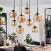 Gastor Lampa wisząca, Kula świetlna, Lampa wisząca W kolorze bursztynu, 8-punktowe