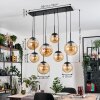 Gastor Lampa wisząca, Kula świetlna, Lampa wisząca W kolorze bursztynu, 8-punktowe