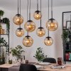Gastor Lampa wisząca, Kula świetlna, Lampa wisząca W kolorze bursztynu, 8-punktowe