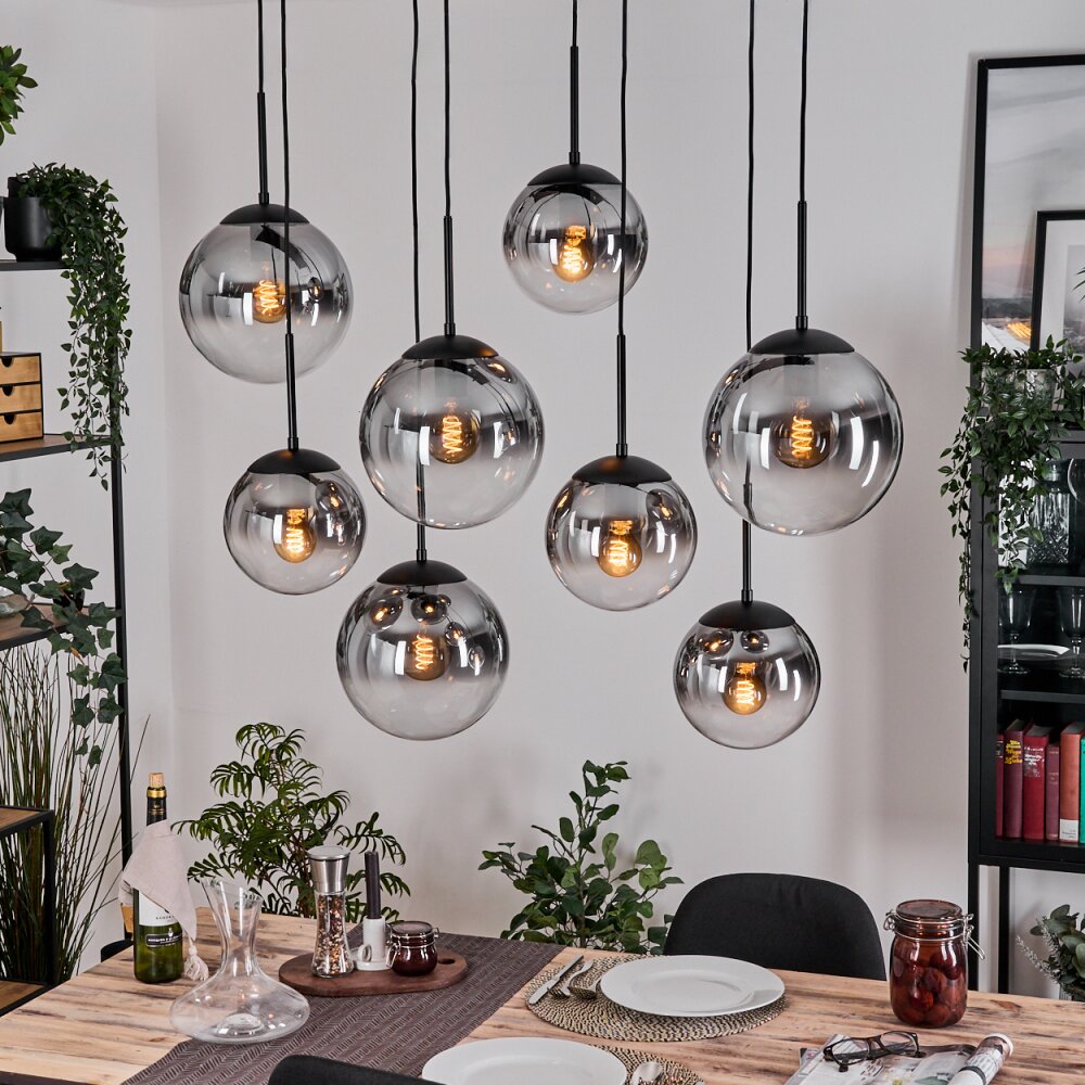 Gastor Lampa wisząca, Kula świetlna, Lampa wisząca Przezroczysty, Przydymiony, 8-punktowe main product photo