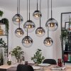 Gastor Lampa wisząca, Kula świetlna, Lampa wisząca Przezroczysty, Przydymiony, 8-punktowe