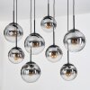 Gastor Lampa wisząca, Kula świetlna, Lampa wisząca Przezroczysty, Przydymiony, 8-punktowe