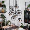 Gastor Lampa wisząca, Kula świetlna, Lampa wisząca Przezroczysty, Przydymiony, 8-punktowe