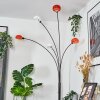 Nikkala Lampa stojąca Chrom, Czarny, 5-punktowe
