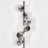 Koyoto Lampa stojąca 31 cm Chrom, Przydymiony, 6-punktowe