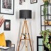 Soungou lampa stojąca kolory naturalne, czarny, 1-punktowy