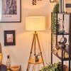 Soungou lampa stojąca kolory naturalne, czarny, 1-punktowy